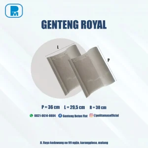 Genteng Beton Royal Natural