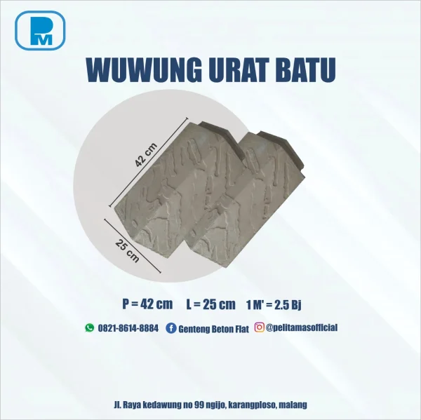 Wuwung Urat Batu Natural Wuwung Urat Batu Natural
