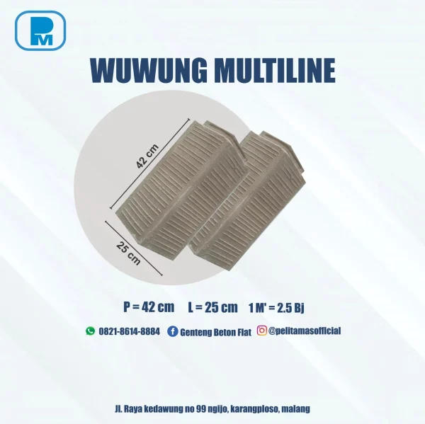 Wuwung Multiline Natural Wuwung Multiline Natural Pelita Emas Jaya