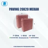 Paving Block Ukuran 20x20 Varian Merah Natural