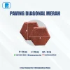 Paving Block Diagonal Warna Merah dari Pelita Emas Jaya