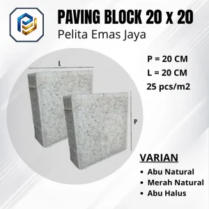 Paving Block 20x20 dari Pelita Emas Jaya