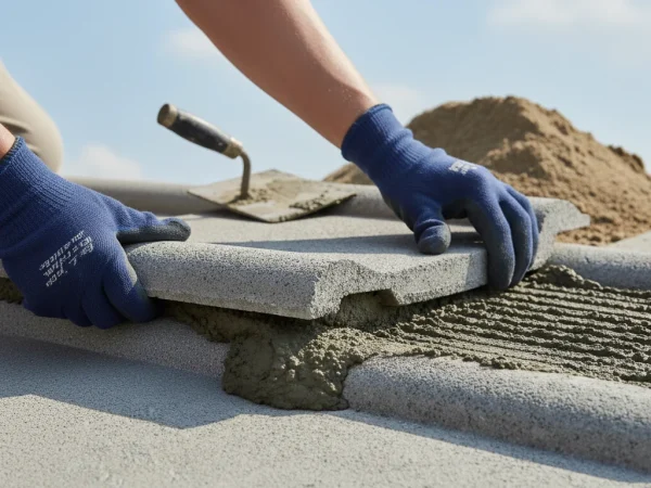 Titik rawan bocor pada nok atap genteng beton