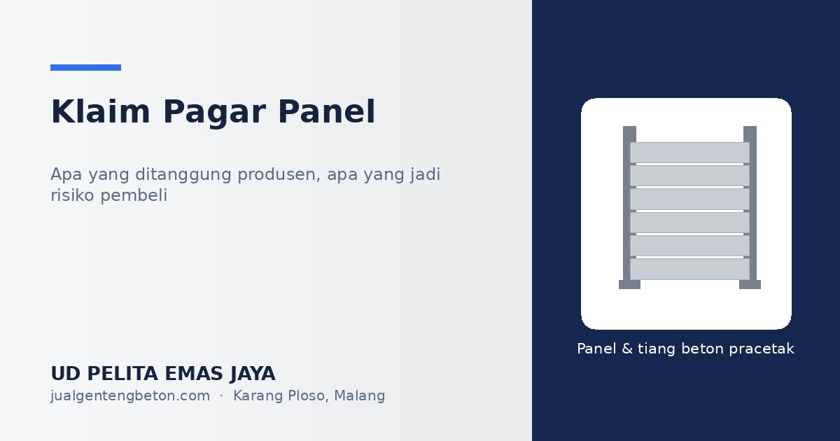 Klaim pagar panel: membedakan cacat produksi, kerusakan pengiriman, dan kerusakan saat pemasangan.