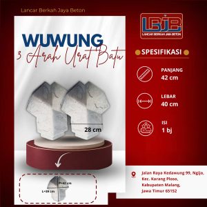 Wuwung 3 Arah Urat Batu Lancar Berkah Jaya Beton