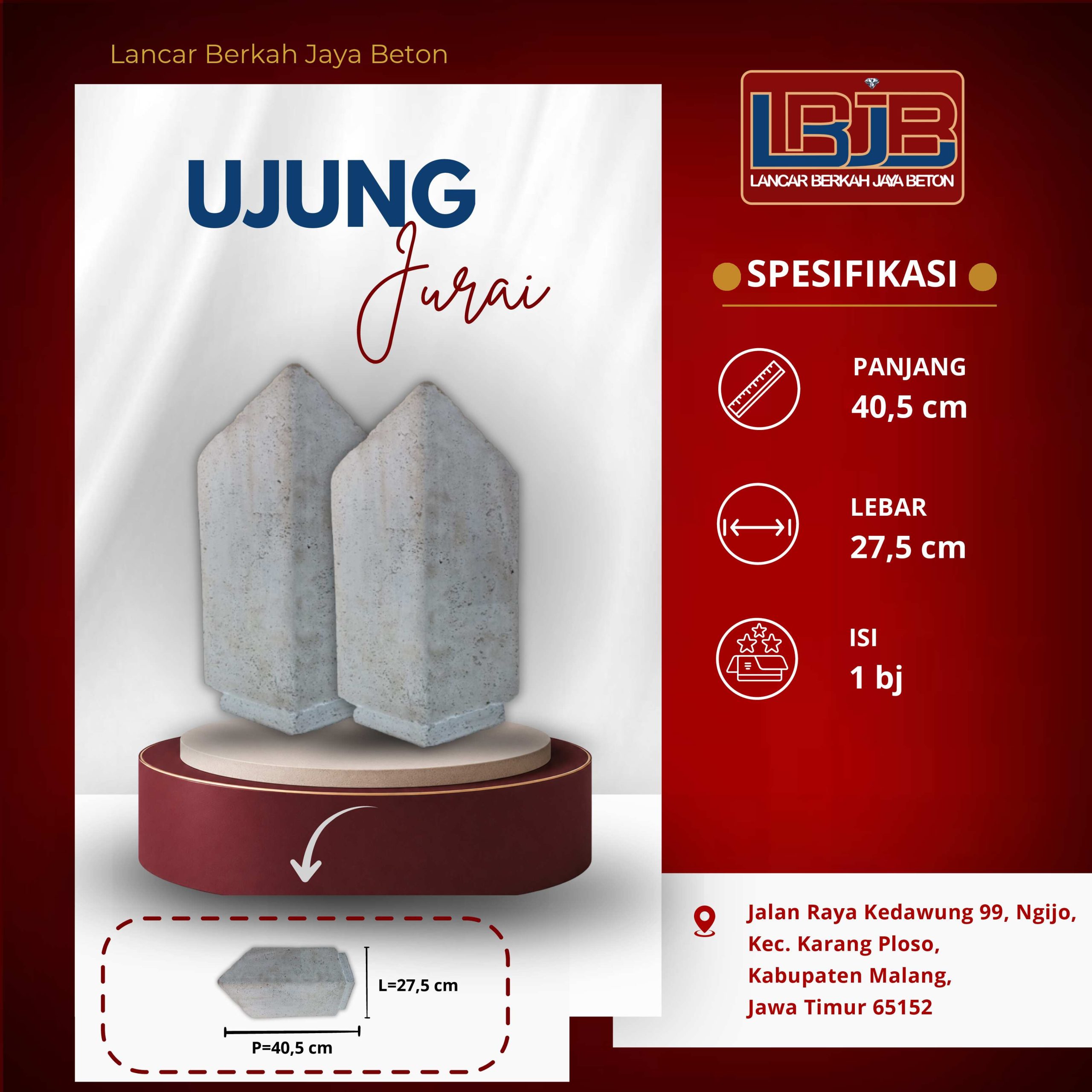 Ujung Jurai Lancar Berkah Jaya Beton