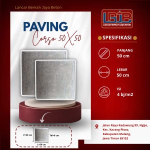 Paving Corso 50x50 Lancar Berkah Jaya Beton
