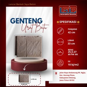Genteng Beton Urat Batu Lancar Berkah Jaya Beton