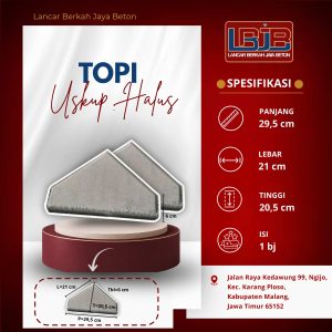Topi Uskup Halus Lancar Berkah Jaya Beton