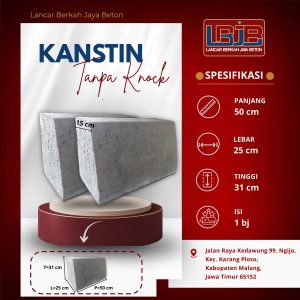 Kanstin Tanpa Knock Lancar Berkah Jaya Beton