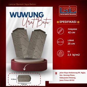 Wuwung Urat Batu Natural Lancar Berkah Jaya Beton