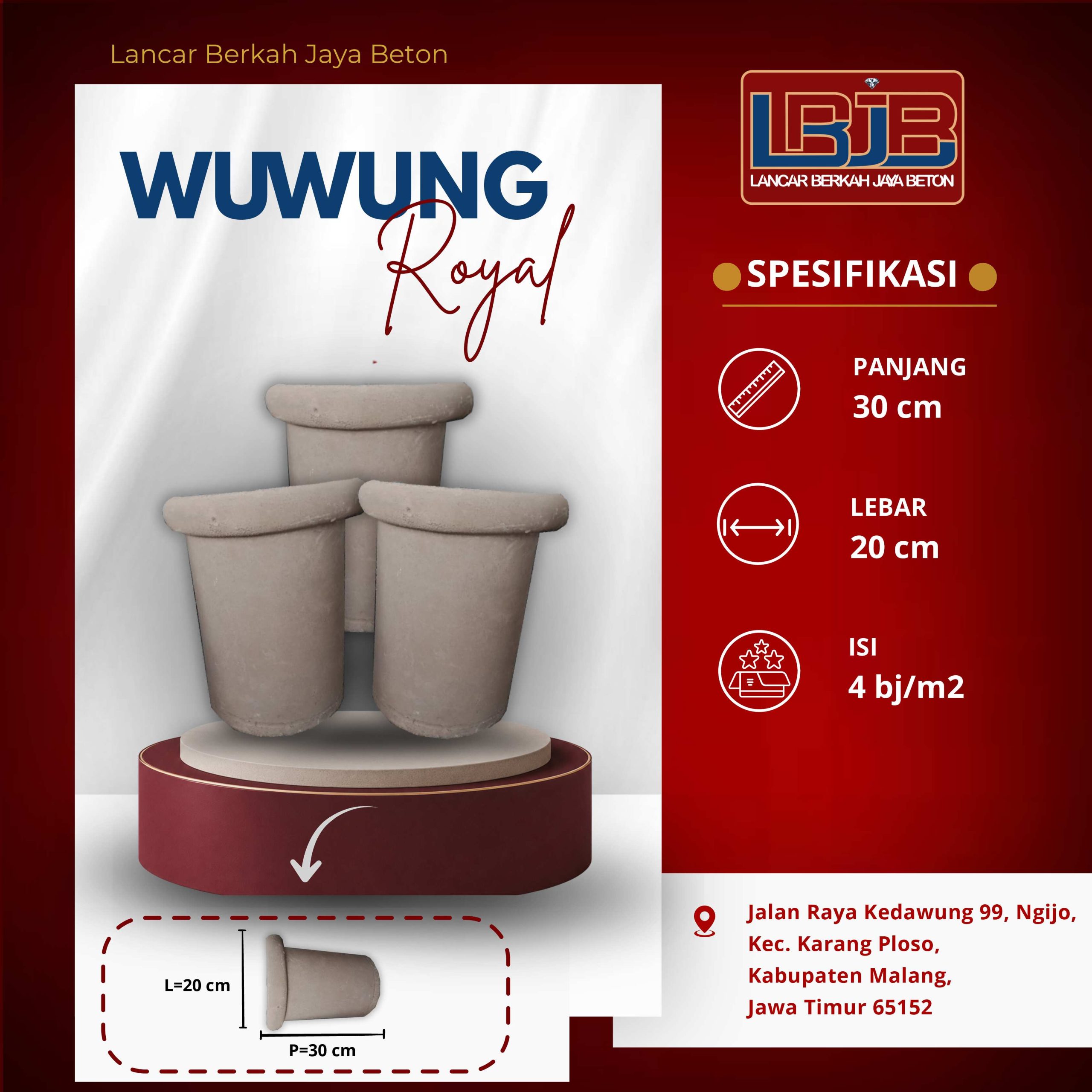 Wuwung Royal Natural Lancar Berkah Jaya Beton