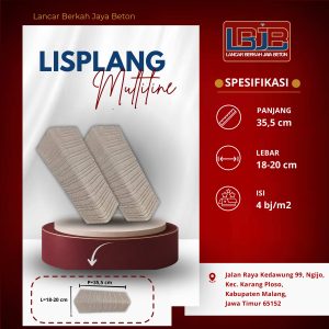 Lisplang Multiline Natural Lancar Berkah Jaya Beton